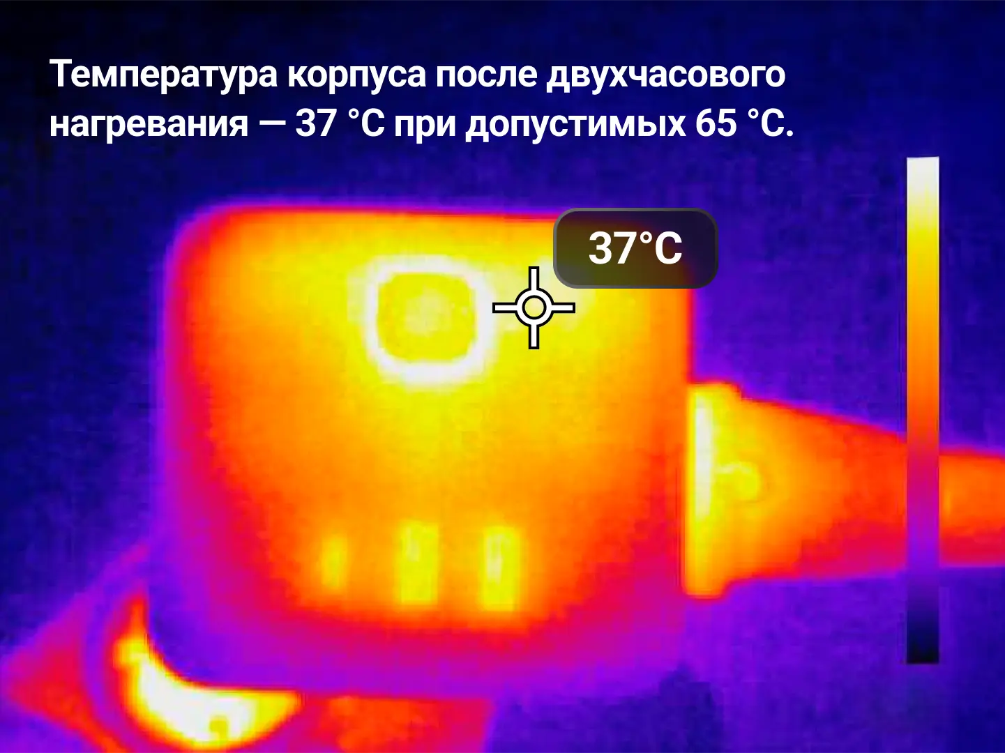 температурный тест сетевого фильтра Agni