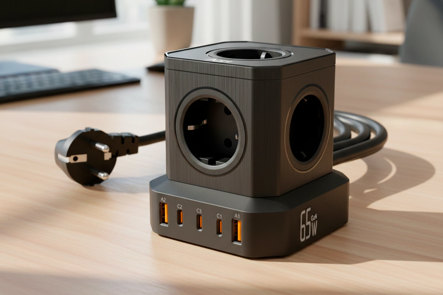 сетевой фильтр с GaN зарядкой Agni