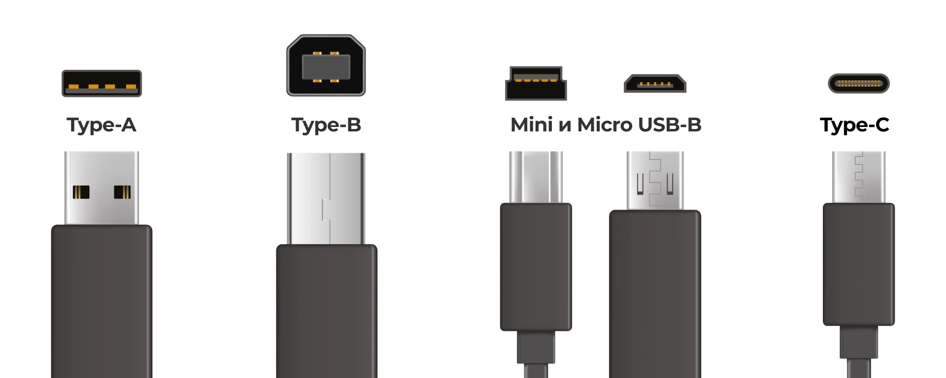 виды USB портов