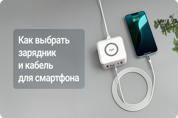 Как выбрать зарядник и кабель для смартфона