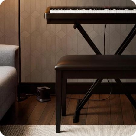 Сетевой фильтр башня 5 розеток, 2 метра, чёрный TP-VE4U5E 