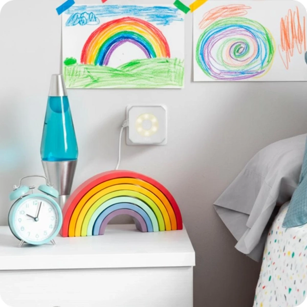 Разветвитель на 3 розетки, ночник, 1 USB 18 Вт + 1 Type-C 20 Вт, белый TP-WJ2U3E-L