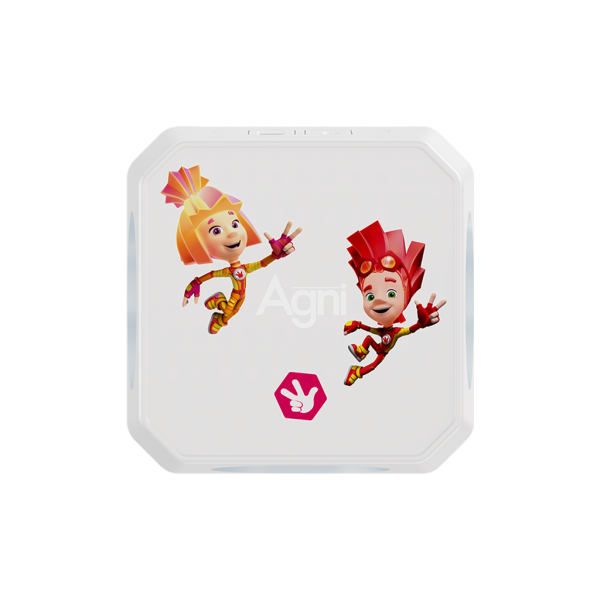 Разветвитель AGNI х Фиксики на 3 розетки, 1 USB 18 Вт + 1 Type-C 20 Вт, белый TP-WJ2U3E-FX