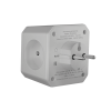 Разветвитель на 3 розетки, 1 USB 18 Вт + 1 Type-C 20 Вт, серый TP-WJ2U3E