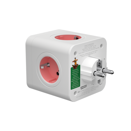 Разветвитель AGNI х Фиксики на 4 розетки, 2 USB + 1 Type-C 20 Вт, белый TP-WJ3U4E-C-FX