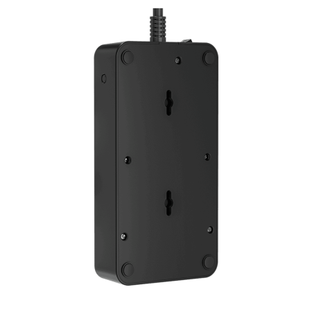 Сетевой фильтр плоский 4 розетки, 3 метра, чёрный TP-FS4E 