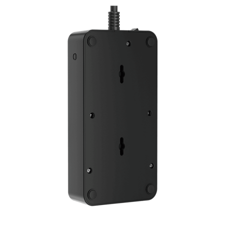 Сетевой фильтр плоский 4 розетки, 5 метров, 3 USB + 1 Type-C 20 Вт, чёрный TP-FS4U4E-PD