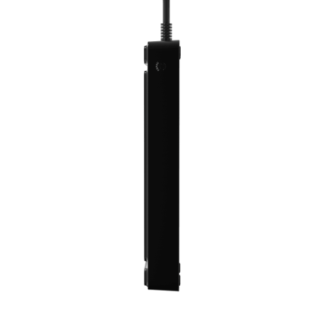 Сетевой фильтр плоский 8 розеток, 3 метра, 3 USB + 1 Type-C 20 Вт, чёрный TP-FS4U8E-PD