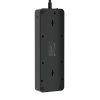 Сетевой фильтр плоский 8 розеток, 3 метра, 3 USB + 1 Type-C 20 Вт, чёрный TP-FS4U8E-PD