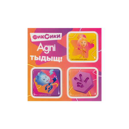 Cетевой фильтр плоский AGNI х Фиксики на 5 розеток, 2 метра, белый TP-FD5E-FX