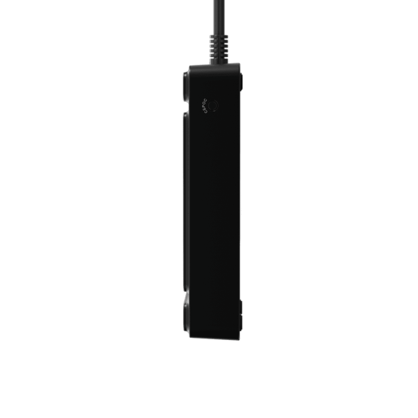 Сетевой фильтр плоский 4 розетки, 3 метра, 3 USB + 1 Type-C 20 Вт, чёрный TP-FS4U4E-PD