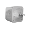 Разветвитель на 3 розетки, ночник, 1 USB 18 Вт + 1 Type-C 20 Вт, серый TP-WJ2U3E-L
