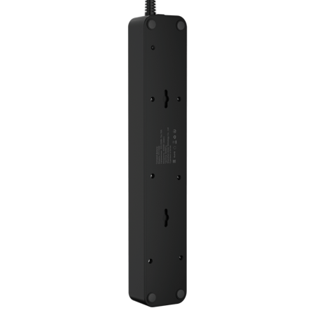 Сетевой фильтр плоский 5 розеток, 3 метра, чёрный TP-FS5E 
