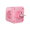 Разветвитель на 3 розетки, ночник, 1 USB 18 Вт + 1 Type-C 20 Вт, розовый TP-WJ2U3E-L