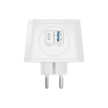 Разветвитель на 3 розетки, 1 USB 18 Вт + 1 Type-C 20 Вт, белый TP-WJ2U3E