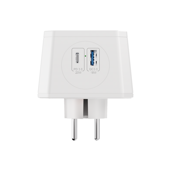 Разветвитель AGNI х Фиксики на 3 розетки, 1 USB 18 Вт + 1 Type-C 20 Вт, белый TP-WJ2U3E-FX